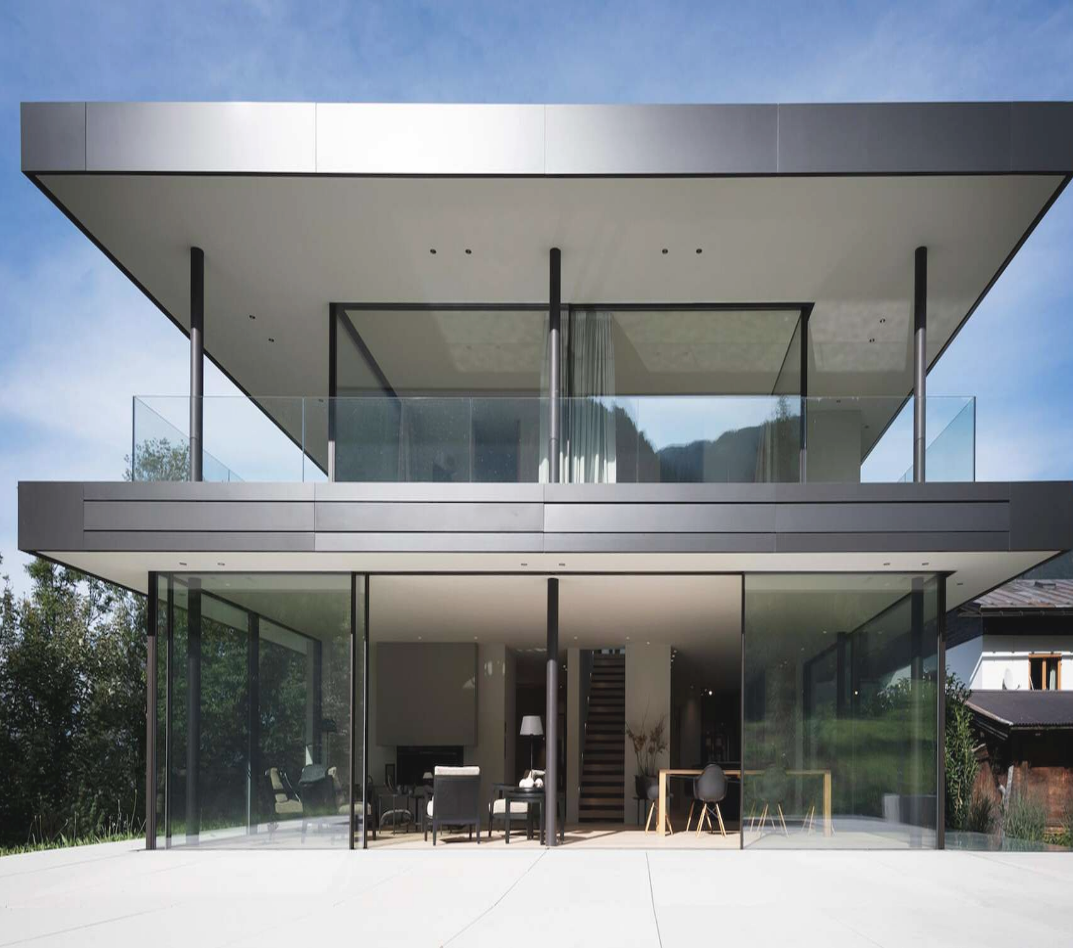 commercial grade aluminium and glass french door for a business meeting room