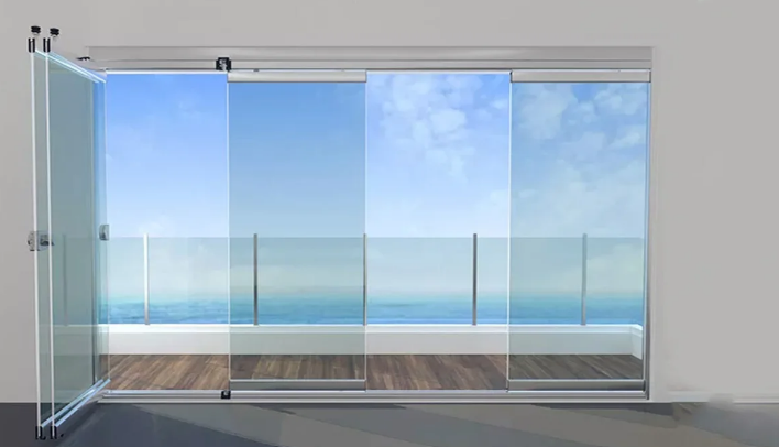 Double glazed aluminium bifold doors