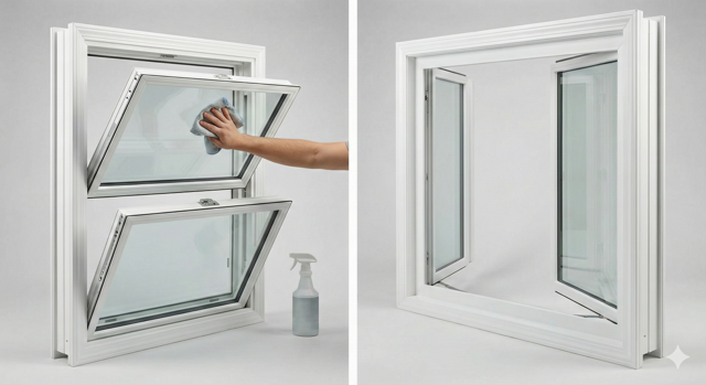 double hung windows