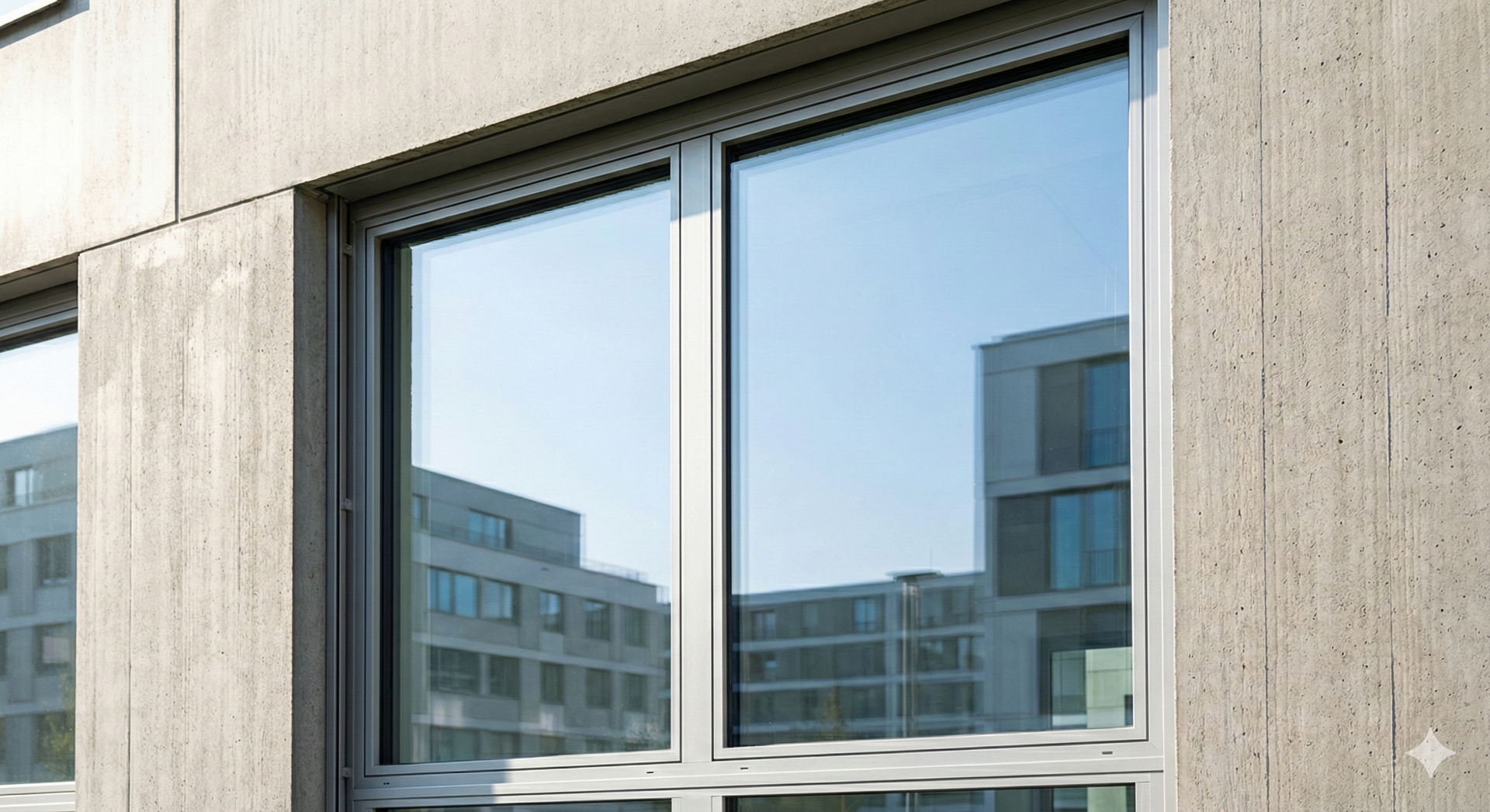 Glazier installing aluminium double glazed windows Sydney